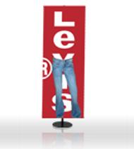 Adjustable Height portable Banner stand