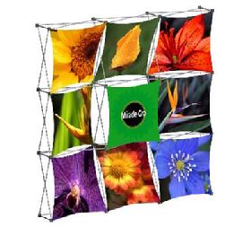 Xpressions Tension Graphc Fabric pop up Display